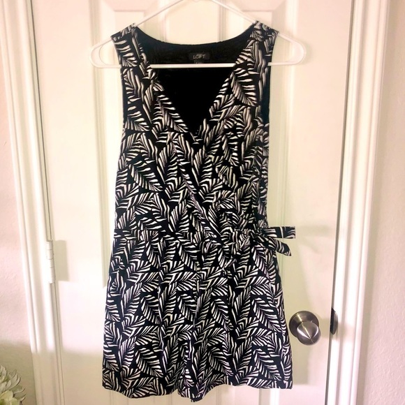 Ann Taylor Pants - Loft - Palm Leaf Romper